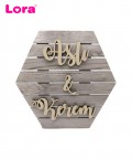 Yeni Sezon Ahşap İsimlik - 95231