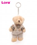 12cm Kıyafetli Peluş Erkek Ayı
