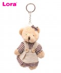 12cm Kıyafetli Peluş Dişi Ayı - 98696