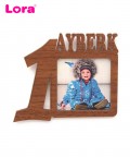 10x9cm İsimli Ceviz Çerçeve - 99014