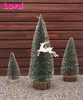 6cm Simli İpli Yılbaşı Ağacı Süsü (6 Adet)