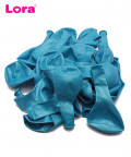 30 Adet Mavi Renk Metalik Balon - 99266