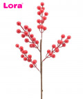 48cm 4 Dallı Yapay Kokina Yılbaşı Çiçeği - 99521
